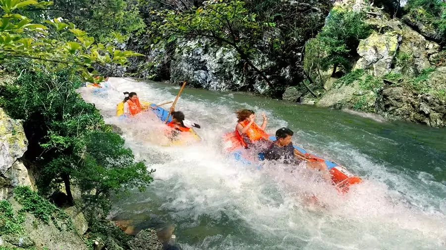 美人谷风景图片