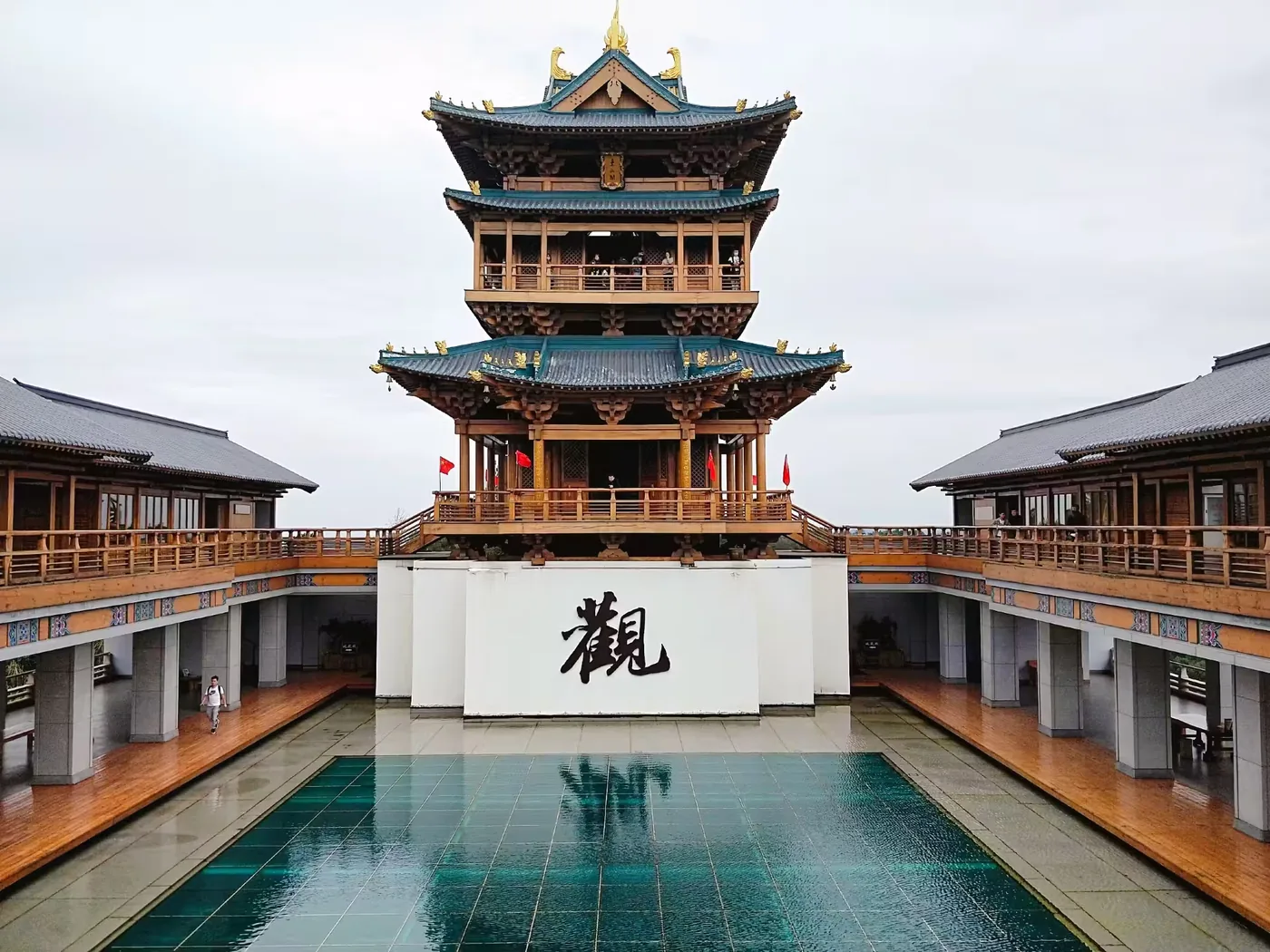 五祖寺实景图片