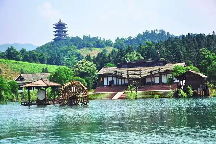 酒埠江风景区实景图片