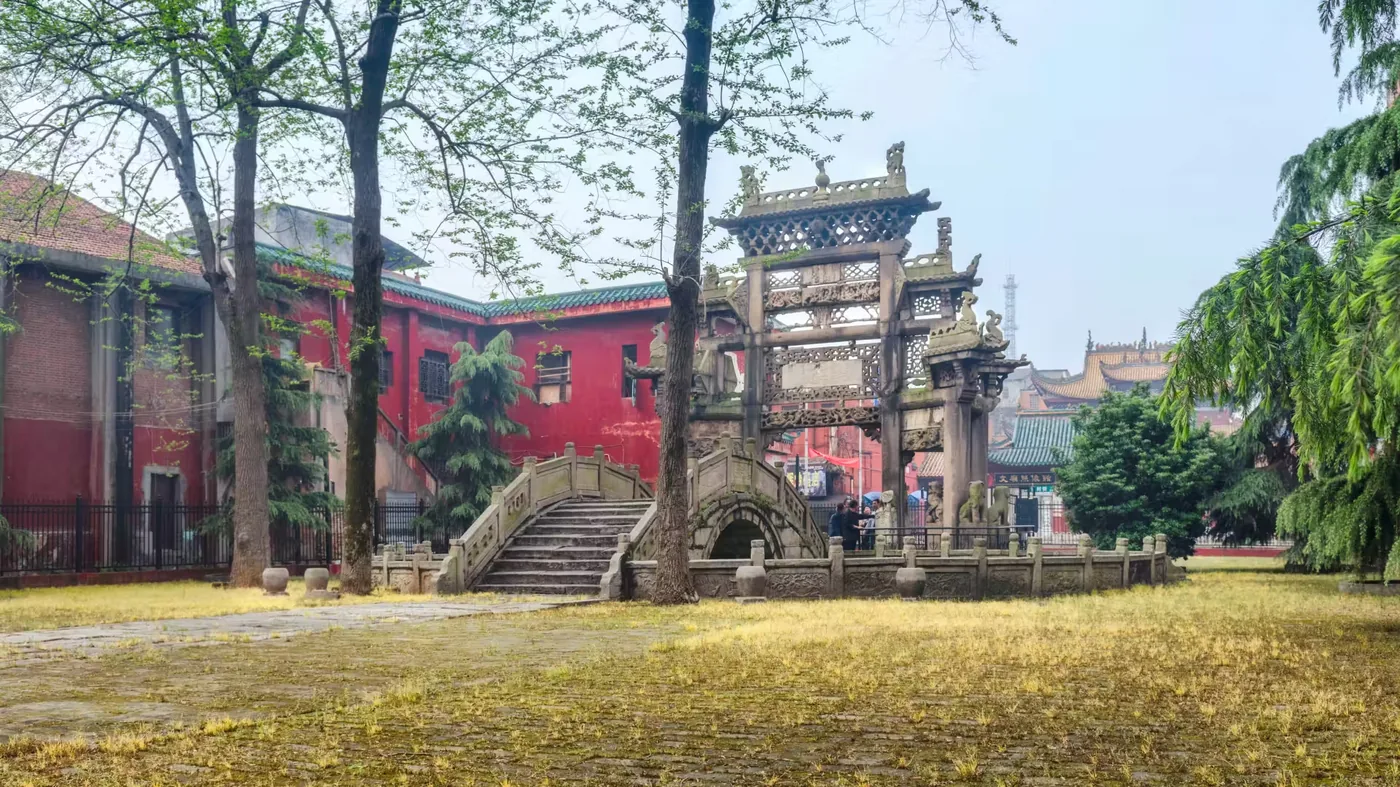 岳阳文庙实景图片